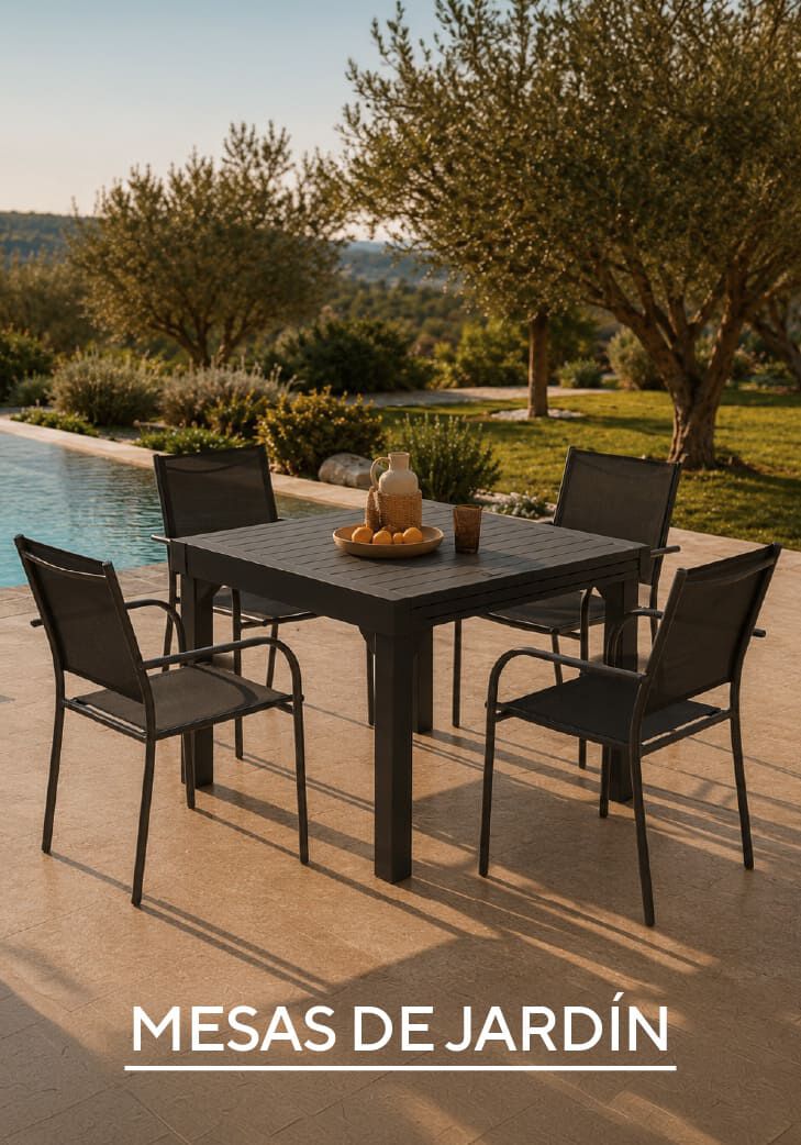 Conjunto de mesas de jardin